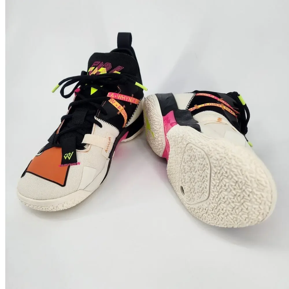 Jordan Why Not Zer0.4 Basketball Shoe Pale Ivory/Black/Orange Men’s 9.5